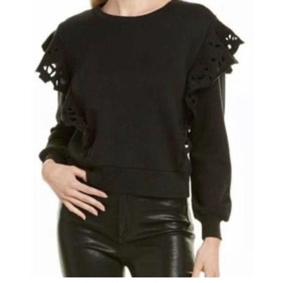 Joie Sweaters - Joie Phyllida Sweater Black Size Large Sweatshirt $178 NEW W/TAGS